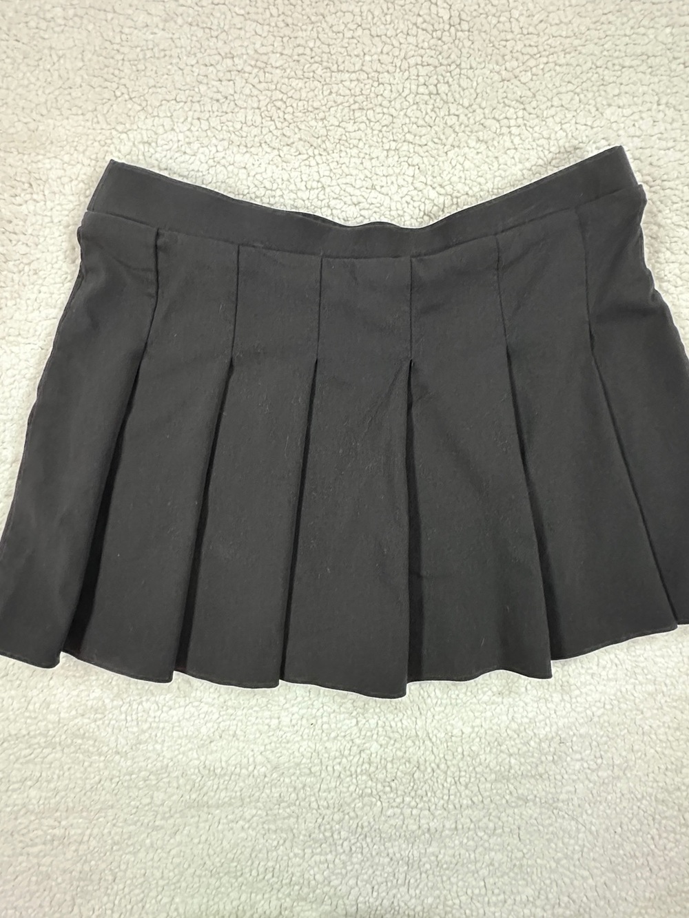 Joe Benbasset Black Pleated Skater Skirt